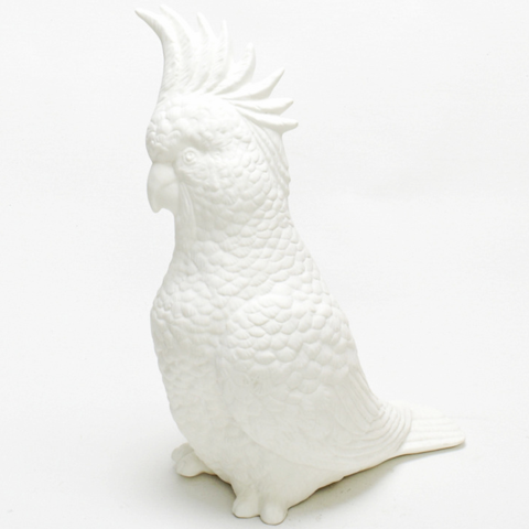 finalizando Establecer Infantil Jones & Co Porcelain Cockatoo Lamp | Maisy & Co